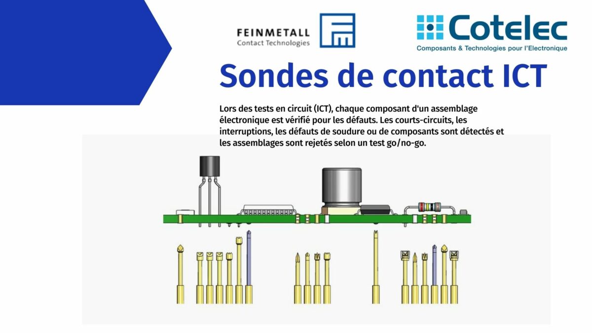 Présentation des pointes de test Feinmetall